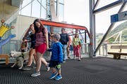 Talstation der Brunni Bahn in Engelberg. (Bild Corinne Glanzmann, 26. Juni 2018).