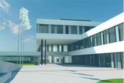 So soll der Eingangsbereich der neuen Klinik aussehen. (Bild: PD)