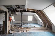 Alles neu: der Umbau des Palace hat begonnen. (Bild: Manuela Jans (Luzern, 5. Oktober 2018))