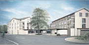 Wo heute die Zürichstrasse in die Bremgarten-/Luzernstrasse einmündet, wird es in wenigen Jahren etwa so aussehen.Visualisierung: PD