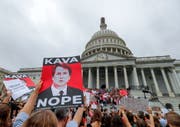 Trotz Demonnstrationen wurde Brett Kavanaugh Richter am obersten Gerichtshof. (Bild: Keystone)
