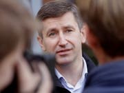 Möglicherweise nächster lettischer Regierungschef: Vjaceslavs Dombrovskis von der prorussischen Partei Harmonie. (Bild: KEYSTONE/EPA/VALDA KALNINA)