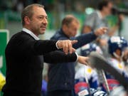 André Rötheli muss sich mit Kloten erstmals geschlagen geben (Bild: Keystone/MELANIE DUCHENE)