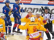 Die Bieler haben in Davos Grund zu feiern (Bild: Keystone/JUERGEN STAIGER)