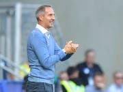 Für Adi Hütter und Eintracht Frankfurt läuft es immer besser (Bild: KEYSTONE/AP dpa/UWE ANSPACH)