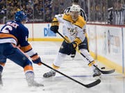 Lässt nichts anbrennen: Nashvilles Captain Roman Josi (Bild: KEYSTONE/AP/MARY ALTAFFER)