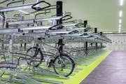 Die 2017 eröffnete Velostation Europaplatz in Zürich hat Platz für 1600 Velos – und ist somit die grösste der Schweiz. (Bild: Ennio Leanza/Keystone)
