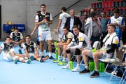 Amriswils Spieler sind nach dem deutlichen 0:3 im Supercup gegen Lausanne niedergeschlagen. (Bild: Anthony Anex/KEY)