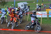 Zum ersten Mal kämpften in Wängi auch Mofa-Cross-Piloten um Punkte.