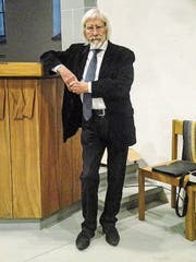 Jugendpfarrer Theo Lehmann in der Stadtkirche Diessenhofen. (Bild: PD)