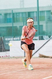 Kristina Milenkovic schaffte den Sprung ins WTA-Ranking. (Bild: Manuela Jans (Sursee, 4. August 2018)