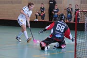 Zugs Jennifer Felder mit einer Chance beim Sieg über Winterthur.(Bild: Roger Zbinden (Rotkreuz, 06. Oktober 2018))