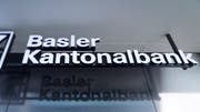 Das Logo der Basler Kantonalbank am Hauptsitz. (Bild: Georgios Kefalas / Keystone (Basel, 21. November 2016)