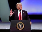 US-Präsident Donald Trump macht sich am Montag grosse Sorgen wegen des Verschwindens eines Journalisten aus Saudi-Arabien. (Bild: KEYSTONE/AP/JOHN RAOUX)