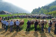 Die Jubiläums-Viehschau in Engelberg in diesem Frühling zog viel Publikum an. (Bild: Beat Christen (5. Mai 2018))