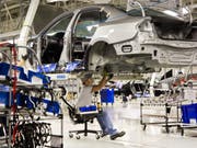 Der IWF führt als Gründe für seinen eingetrübten Wachstumsausblick unter anderem die negativen Effekte von handelspolitischen Massnahmen an. (Bild: KEYSTONE/AP/ERIK SCHELZIG)