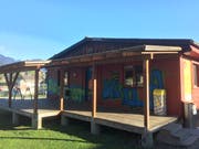 Im Pavillon auf dem Schulhaus Areal in Kerns wird am ehemaligen Standort des Jugendlokals «Willa » im März 2019 das Jugendbüro der Gemeinde errichtet.(Bild: PD)