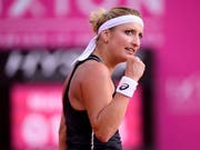 Timea Bacsinszky schaffte endlich ihren ersten Saisonsieg auf der WTA-Tour (Bild: KEYSTONE/ANTHONY ANEX)