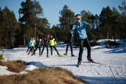 Teilnehmer des Jugendlanglauf-Lagers auf dem Glaubenberg. (Archivbild: Corinne Glanzmann)