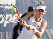 Jil Teichmann gewinnt in Linz in der ersten Runden in zwei Sätzen (Bild: KEYSTONE/EPA/COREY SIPKIN)