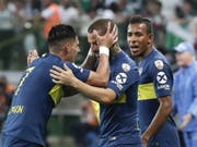 Die Boca Juniors treffen im Final der Copa Libertadores auf den Erzrivalen River Plate (Bild: KEYSTONE/EPA EFE/SEBASTIAO MOREIRA)