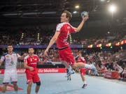 Marvin Lier, hier im Dress der Nationalmannschaft, traf gegen den BSV Bern sieben Mal (Bild: KEYSTONE/URS FLUEELER)