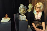 Lust auf Neues: Verena Brassel sucht nach neuen Ausdrucksformen und experimentiert dazu auch vermehrt mit neuen Materialien. Entstanden sind dabei unter anderem diese Skulpturen. (Bild: Max Tinner)