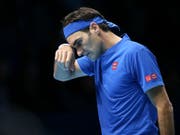 Roger Federer verliert zum Auftakt bei den ATP Finals (Bild: KEYSTONE/AP/TIM IRELAND)