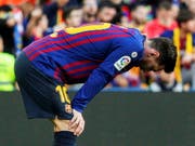 Trotz zwei Toren geknickt: Lionel Messi verliert mit Barcelona zuhause gegen Betis Sevilla (Bild: KEYSTONE/EPA EFE/QUIQUE GARCIA)
