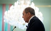 Der russische Aussenminister Sergej Lawrow. (Bild: Kay Nietfeld/Keystone, Berlin, 14. September 2018)