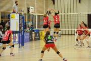 Volley Toggenburg erkämpfte sich in der Innerschweiz einen Viersatzsieg und verbeserte sich dadurch in der Tabelle auf Rang 2. (Bild: Reinhard Kolb)