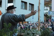 Preisträger Sepp Ambauen in seinem Element. (Bild: Sepp Odermatt (11. November 2018))