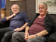 Die Künstler Walter Dick (links) und Hans-Jörg Studer. (Bild: Sascha Erni)