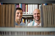 Michi Röthlin (links) und Philipp Rohrer waren die ersten Mitglieder eines Schweizer Nationenteams. (Bild: Corinne Glanzmann (Stans, 06. November 2018))