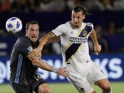 Zlatan Ibrahimovic (rechts) überzeugte in seiner ersten Saison in Nordamerika (Bild: KEYSTONE/AP/MARCIO JOSE SANCHEZ)