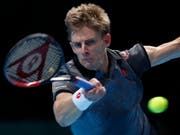 Zu viel Power für Kei Nishikori: Kevin Anderson liess dem Japaner an den ATP Finals in London nicht den Hauch einer Chance (Bild: KEYSTONE/AP/ALASTAIR GRANT)