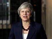 Premierministerin Theresa May (Bild) erklärte am Abend, dass das Kabinett den Entwurf für das Brexit-Abkommen mit der EU billige. (Bild: KEYSTONE/AP/MATT DUNHAM)