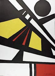 Eine Lithografie von Alexander Calder gehörte ebenfalls zur Kunstmappe. (Bild: PD)
