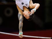 Der Deutsche Marcel Nguyen war in Chiasso der Stärkste und liess sich als Sieger der 35. Austragung des Memorial Gander feiern (Bild: KEYSTONE/AP/VADIM GHIRDA)