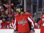 Jonas Siegenthaler durfte zum zweiten Mal für den NHL-Champion auflaufen (Bild: KEYSTONE/FR67404 AP/NICK WASS)