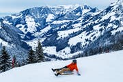 Auch auf Melchsee-Frutt erhält das Schlitteln einen höheren Stellenwert. (Bild Philipp Schmidli, 20. Januar 2018)