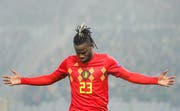 Traf doppelt: Michy Batshuayi. (Bild: Stephanie Lecocq / EPA (Brüssel, 15. November 2018))