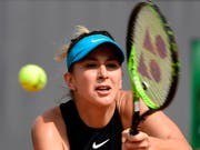 Belinda Becic scheiterte in Houston im Achtelfinal (Bild: KEYSTONE/EPA/CAROLINE BLUMBERG)