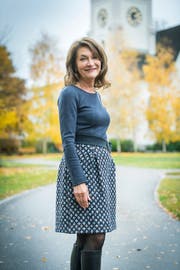 Die Neue stellvertretende Pfarrerin Elisabeth Wickihalder stellt sich vor. (Bild: Andrea Stalder)