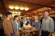 Der Pfarreirat Kerns löst sich auf (von links): Gabi Steiner, Regula Bucher, Ursi Windlin, Agnes Hurschler und Theodor Durrer. (Bild: Marion Wannemacher (Kerns, 14. November 2018))