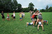 Kinder und Jugendliche zieht’s wieder vermehrt in die Natur. Im Bild die Pfadi Inwil in der Chamau. (Bild: Stefan Kaiser (Hünenberg, 18. Juli 2017))