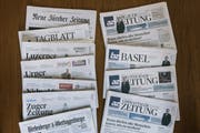 Gehören seit diesem Jahr zusammen: Die NZZ-Mediengruppe und die AZ-Medien im Joint Venture CH Media. (Archivbild Keystone)