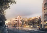 So soll die Überbauung «Forerver Young» an der Luzerner Bernstrasse aussehen. Visualisierung: PD