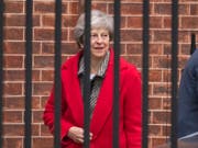 Die britische Premierministerin Theresa May hat am Freitag in London erneut ihren mit der EU ausgehandelten Brexit-Plan verteidigt. (Bild: KEYSTONE/AP PA/DOMINIC LIPINSKI)