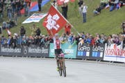 Auch sie profitiert von der Förderung: Alessandra Keller, amtierende U23-Weltmeisterin im Mountainbike aus Ennetbürgen. (Bild: PD)